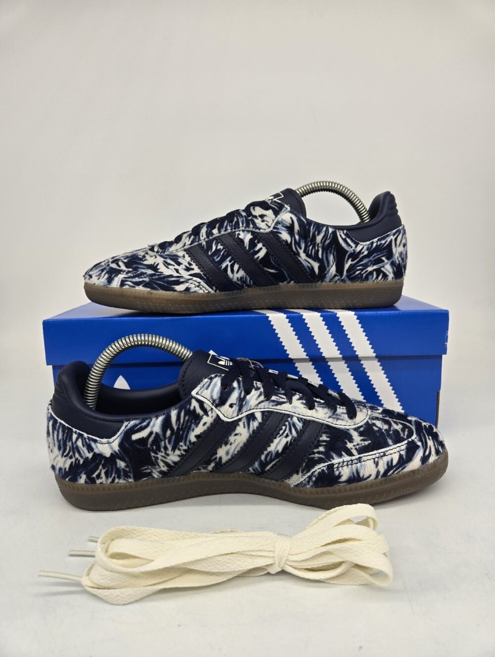 Adidas Samba OG Women's Night Indigo Off White Sneakers IH9023 Size 7.5 NWT - Picture 6 of 8